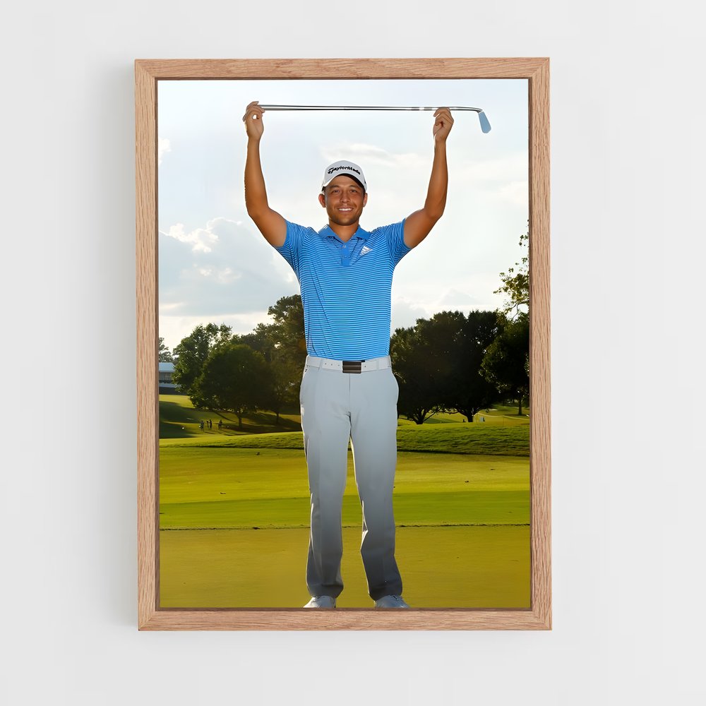 Poster Xander de schauffele – affiche Golf (vue 4)